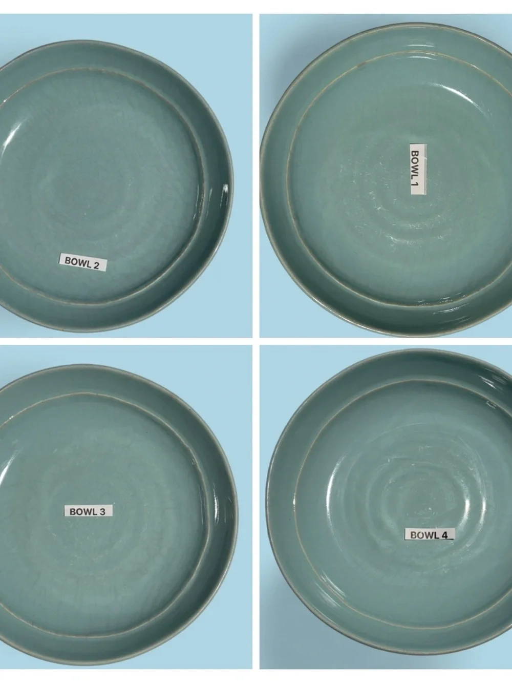 Ceramisia Set Of 4 Plates & 4 Bowls Made In Italy